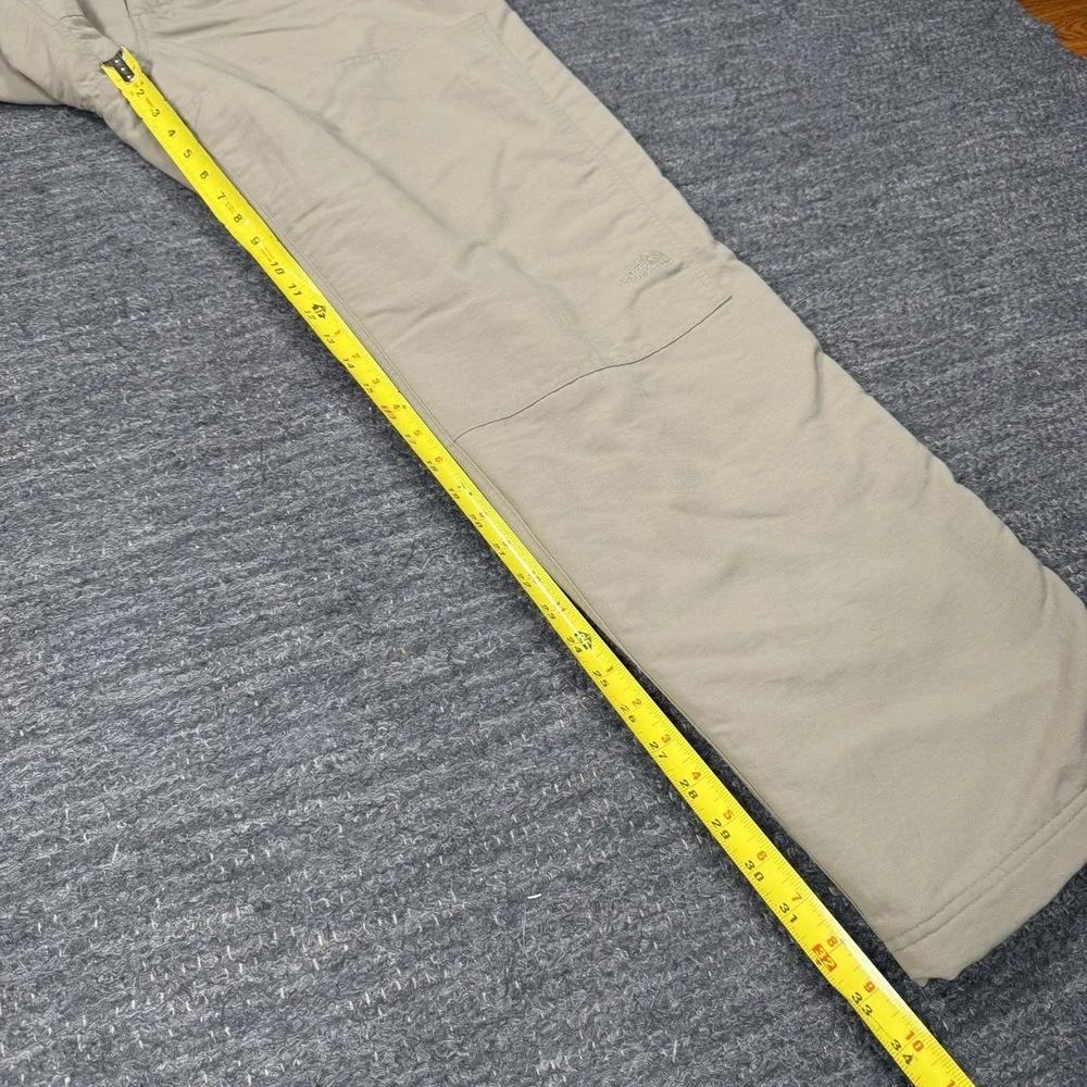 The North Face Pants Men 36X34 Beige Quilted Outdoor Hunt Winter Nature Warm